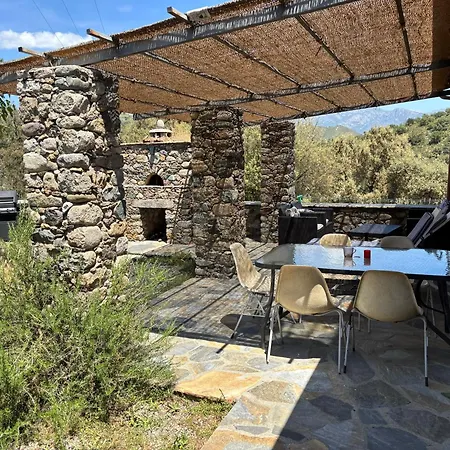 Maison En Pierre Corse Avec Vue Entre Et Montagne * Moltifao