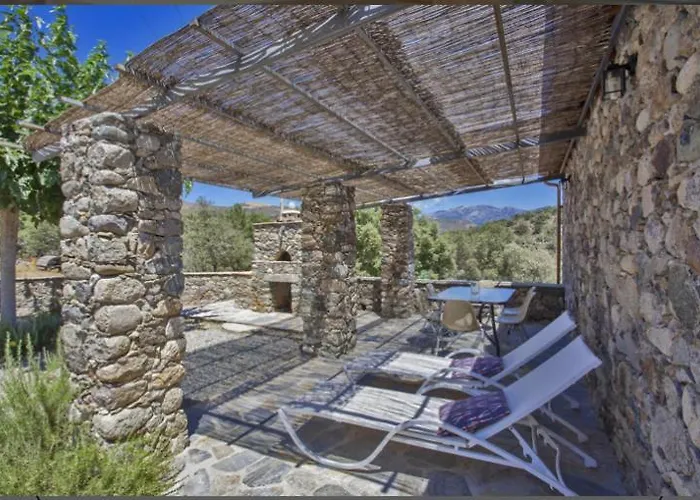Maison En Pierre Corse Avec Vue Entre Et Montagne 度假居 Moltifao