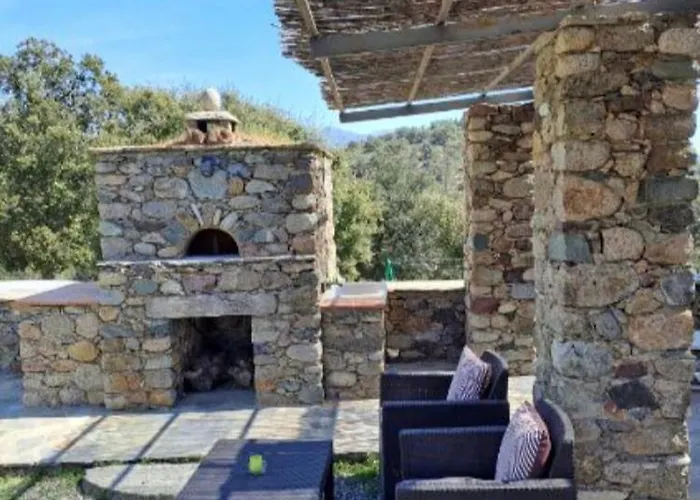 Tatil Evi Maison En Pierre Corse Avec Vue Entre Et Montagne *